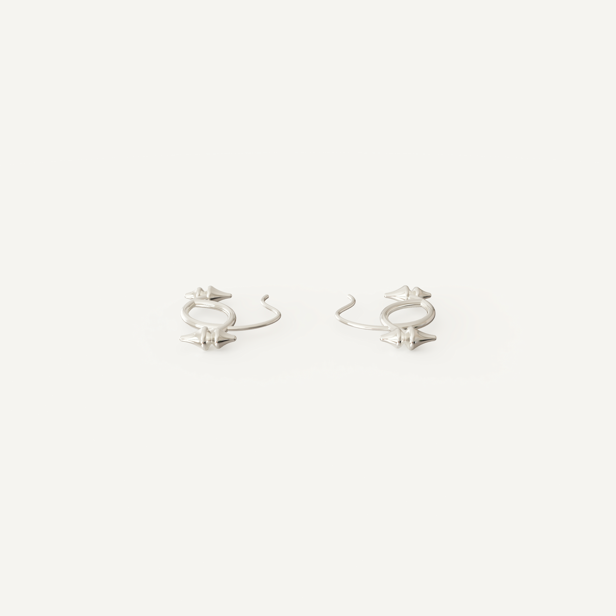 Deni Earrings Silver