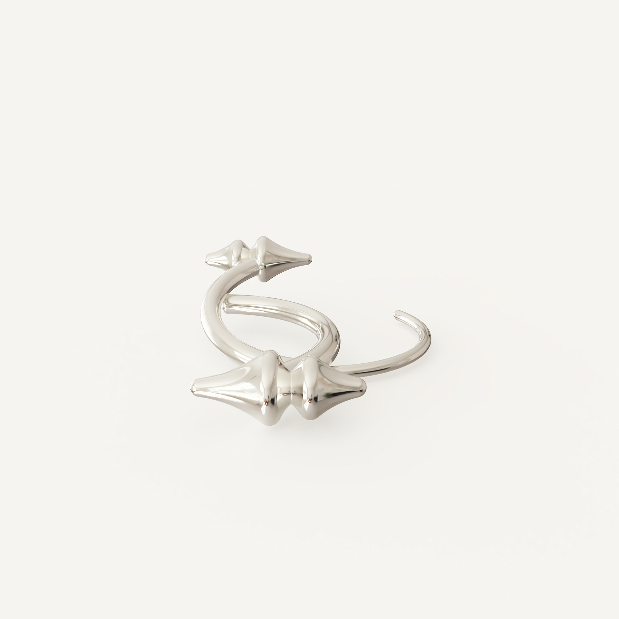 Deni Earrings Silver