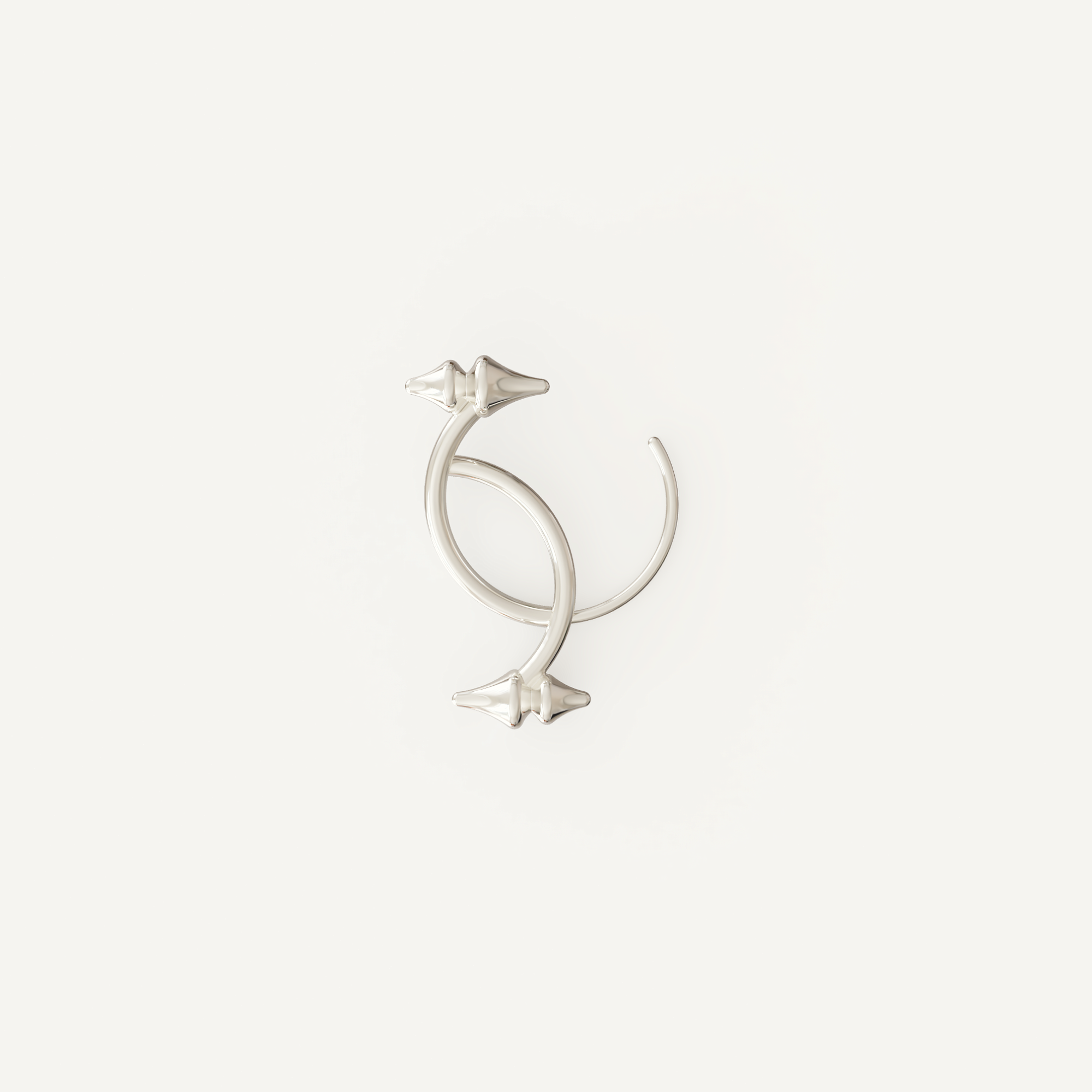 Deni Earrings Silver