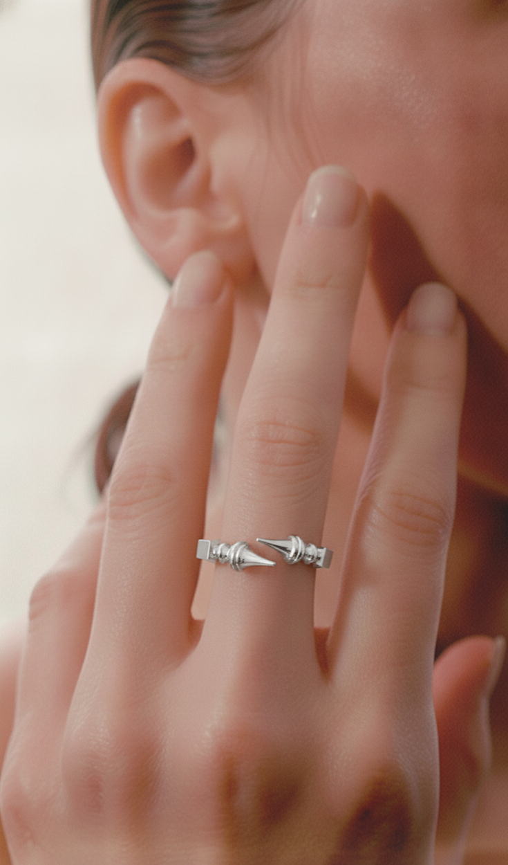 Ceria Ring — Silver