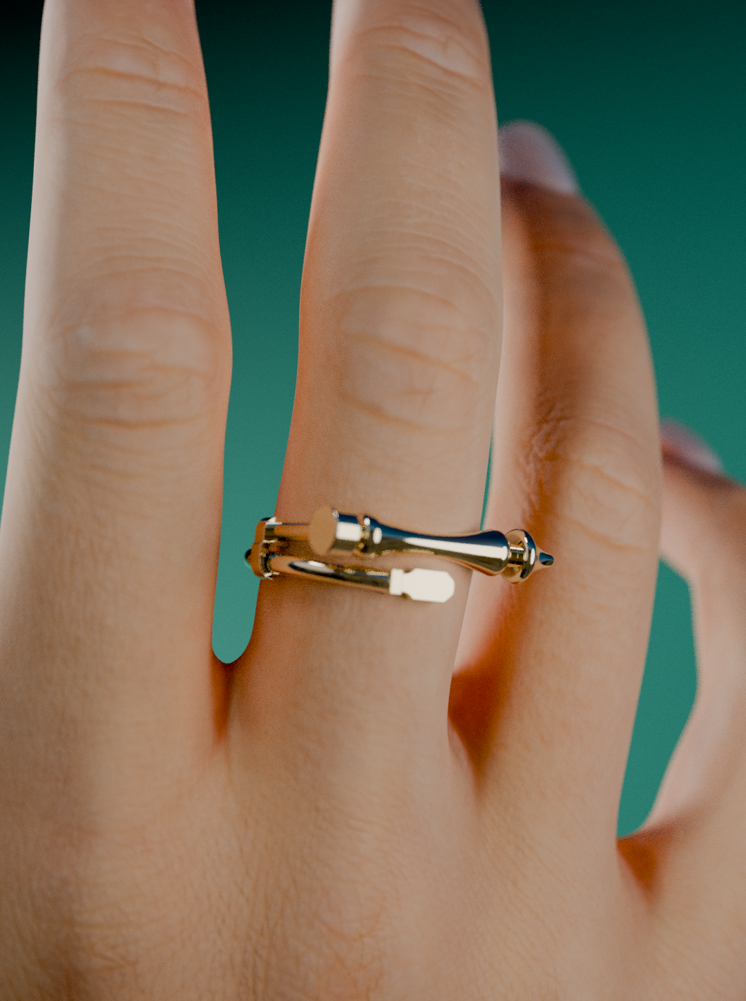Ceni Ring Adjustable Silver