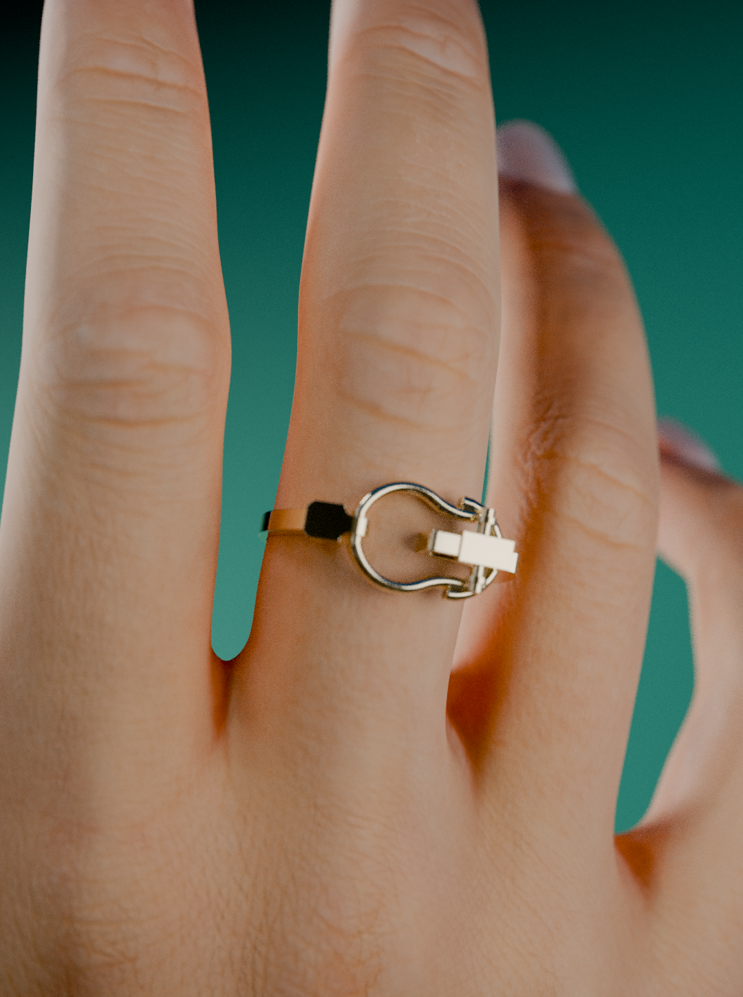 Cen Ring Silver